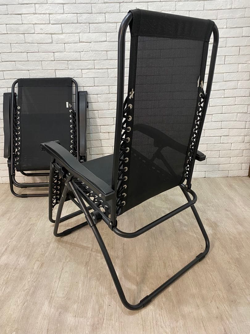 【BLACK550】定価22万　テラス　チェア　デッキ　アウトドア　椅子