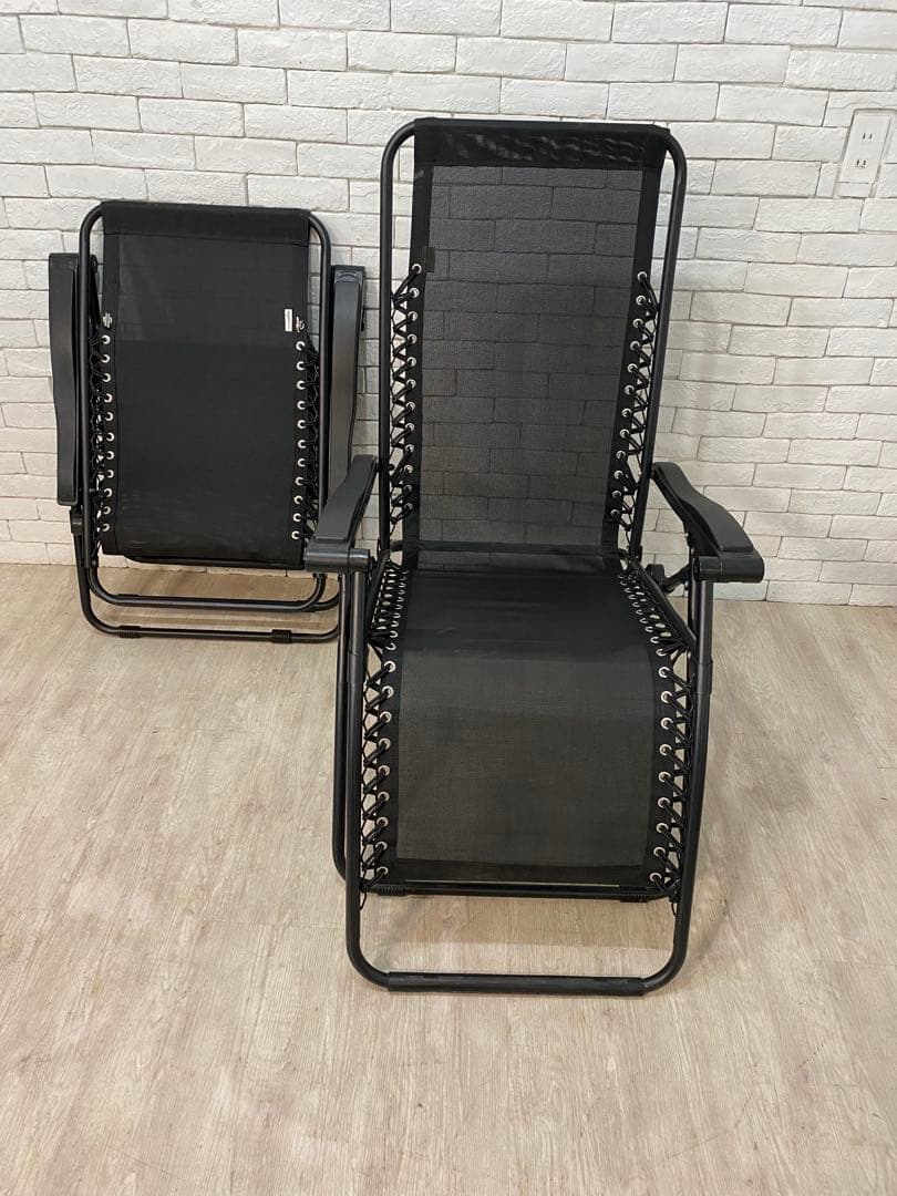 【BLACK550】定価22万　テラス　チェア　デッキ　アウトドア　椅子