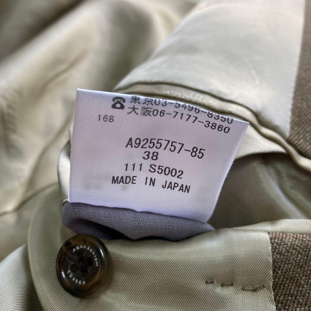 ✨極美品 アクアスキュータム　比翼チェスターコート　ベルベット　ロング　ブラウン