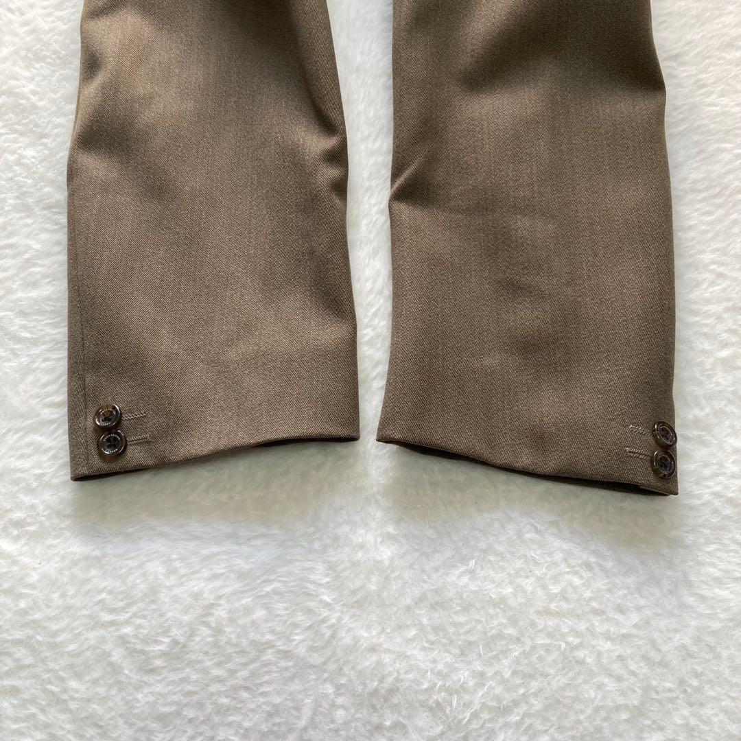 ✨極美品 アクアスキュータム　比翼チェスターコート　ベルベット　ロング　ブラウン