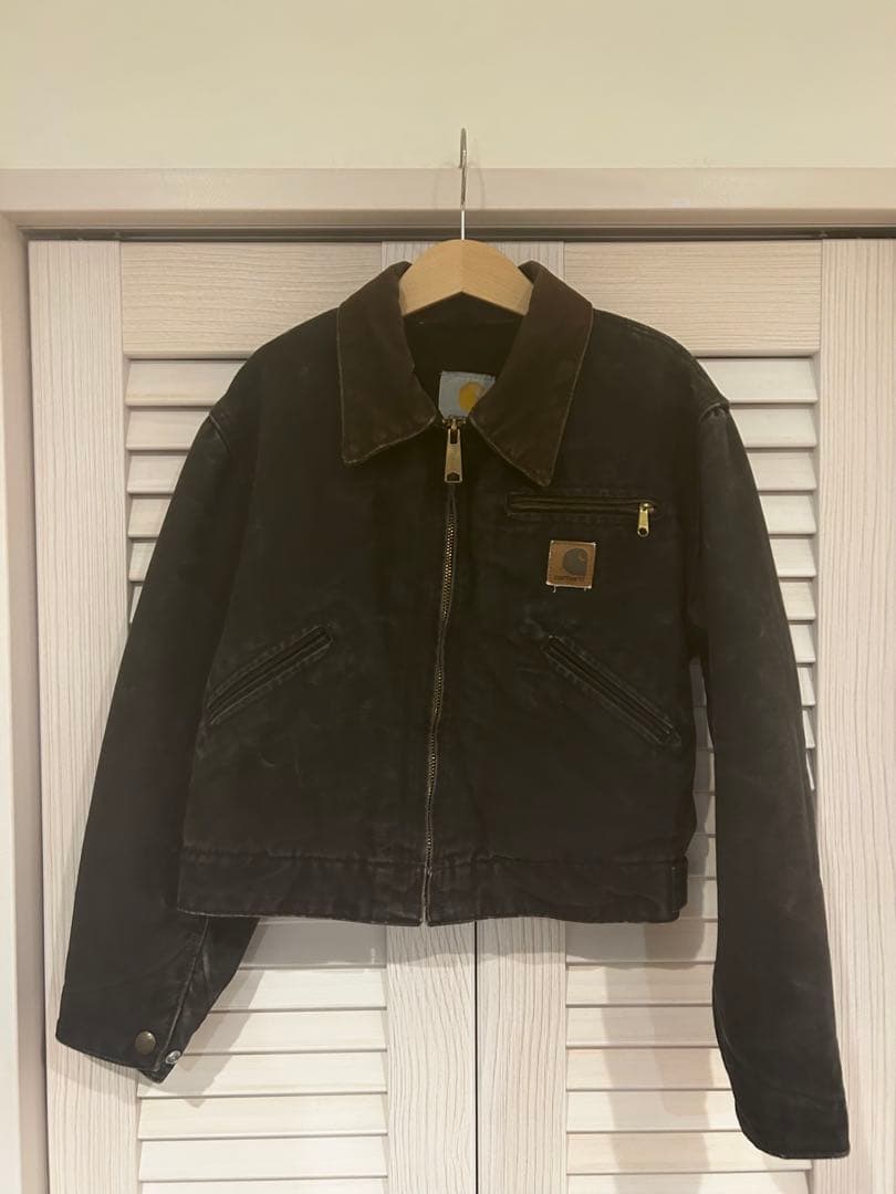 希少 kids carhartt デトロイトジャケット