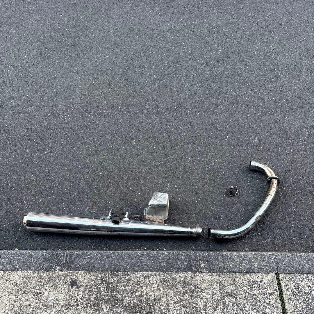 sr400 純正用マフラー　キャブ　3HTF