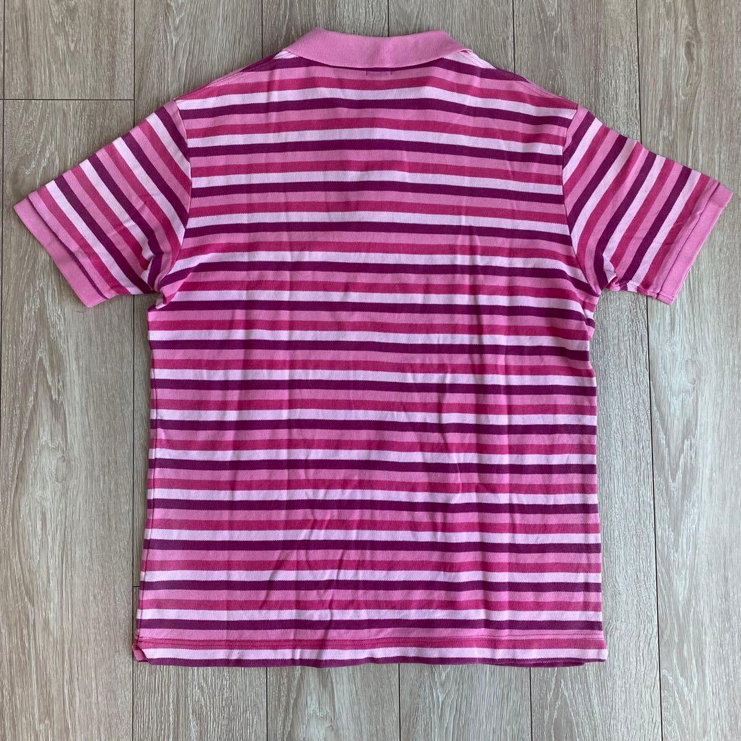 初期 BAPE 00s ボーダー ポロシャツ a bathing ape L