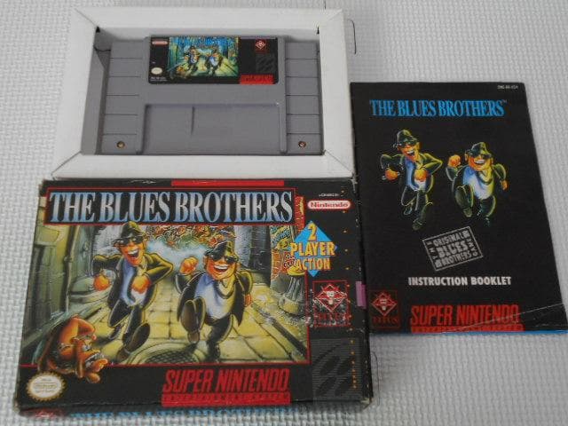SFC★THE BLUES BROTHERS SNES 海外版 端子清掃済み