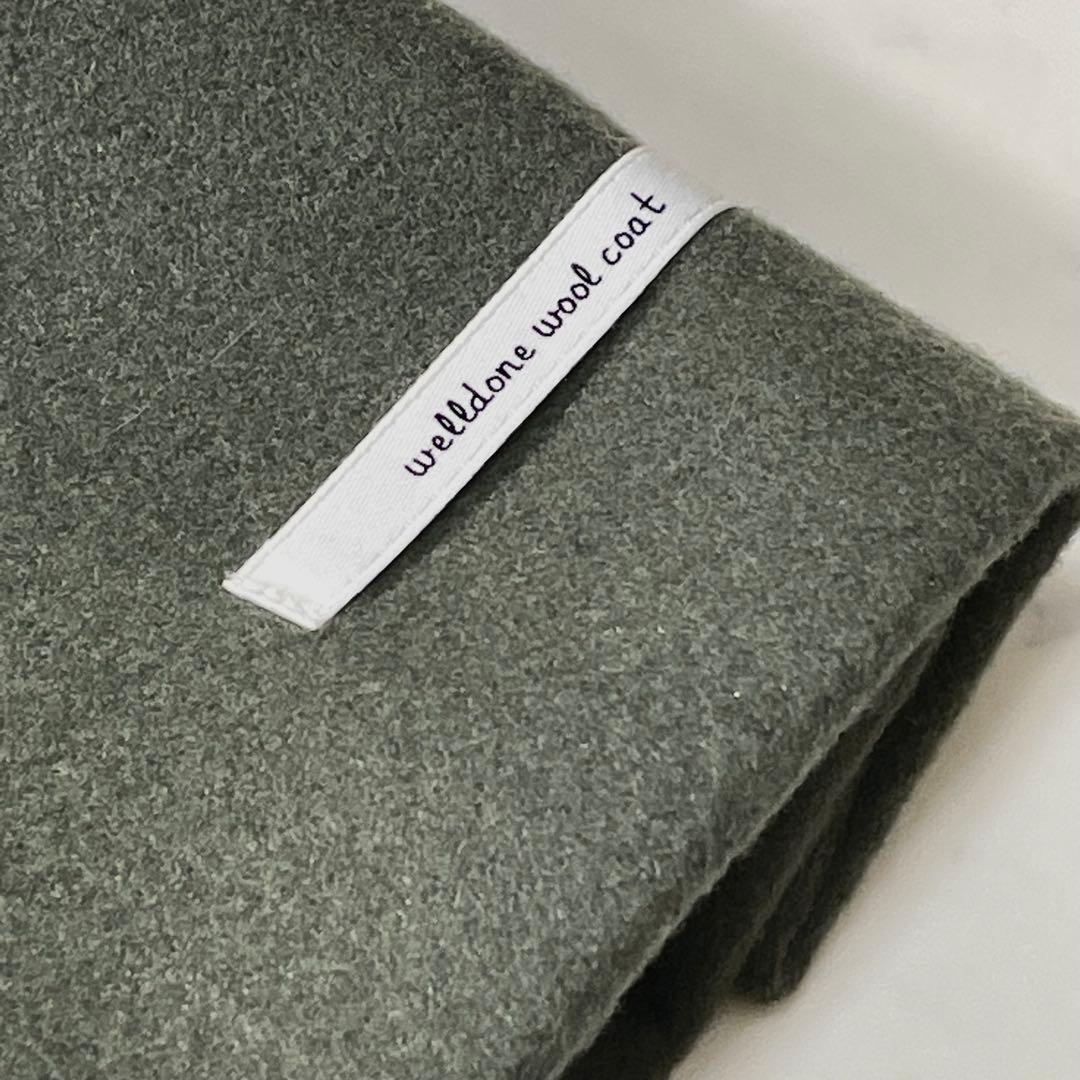 韓国 well done × mined ロングダブルブレスト チェスターコート