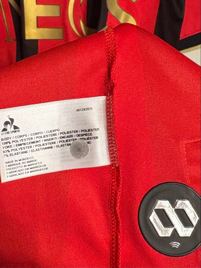 ニース　120周年記念ユニフォーム　選手支給品　ジェレミー・ボガサイン入り