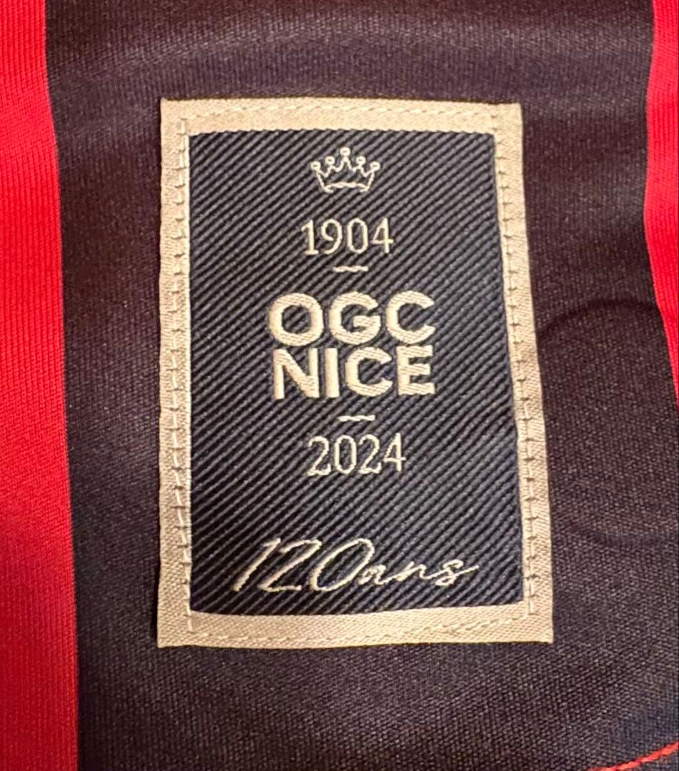 ニース　120周年記念ユニフォーム　選手支給品　ジェレミー・ボガサイン入り