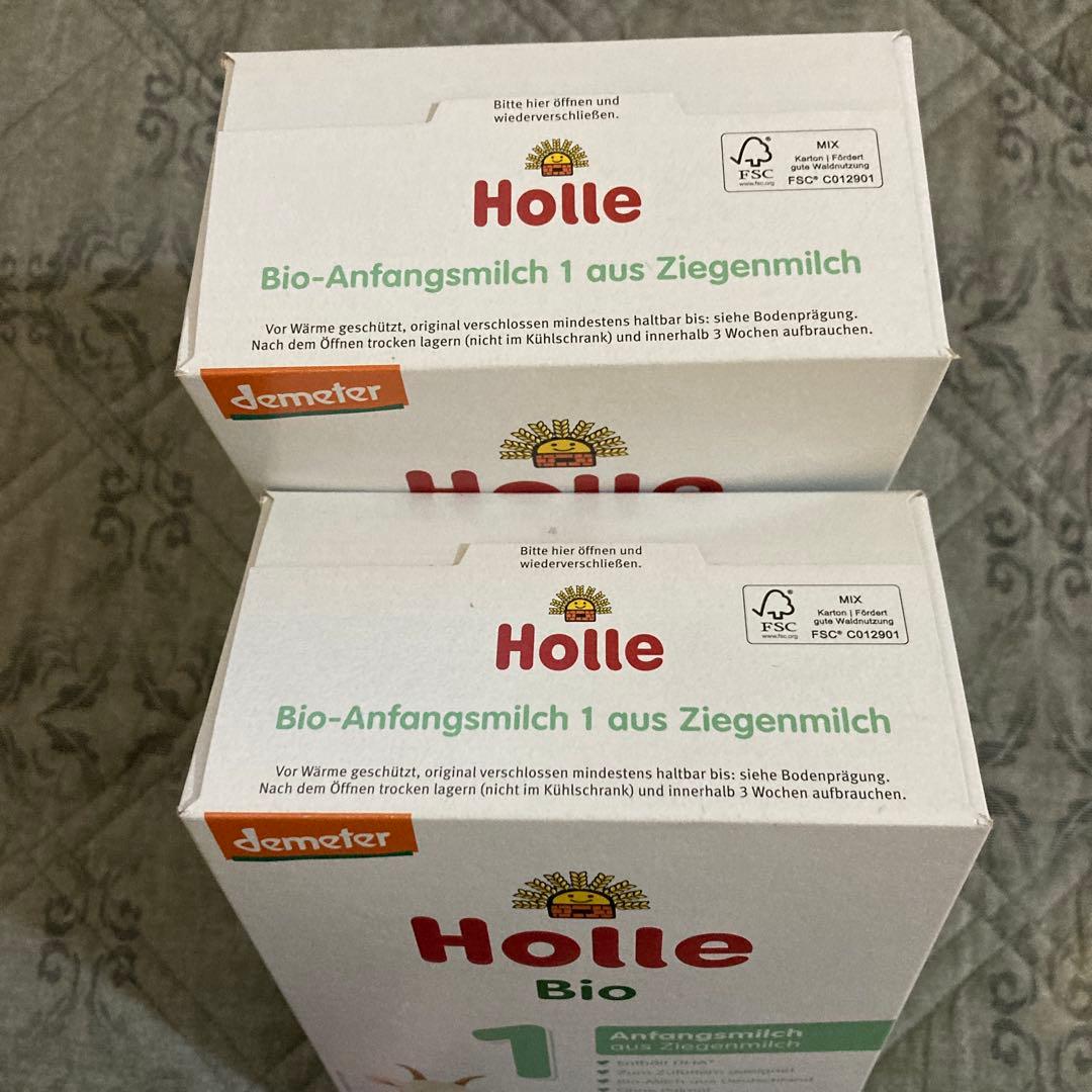 Holleホレ やぎヤギ 粉ミルク ステップ1(新生児0ヶ月〜) 400g×2箱