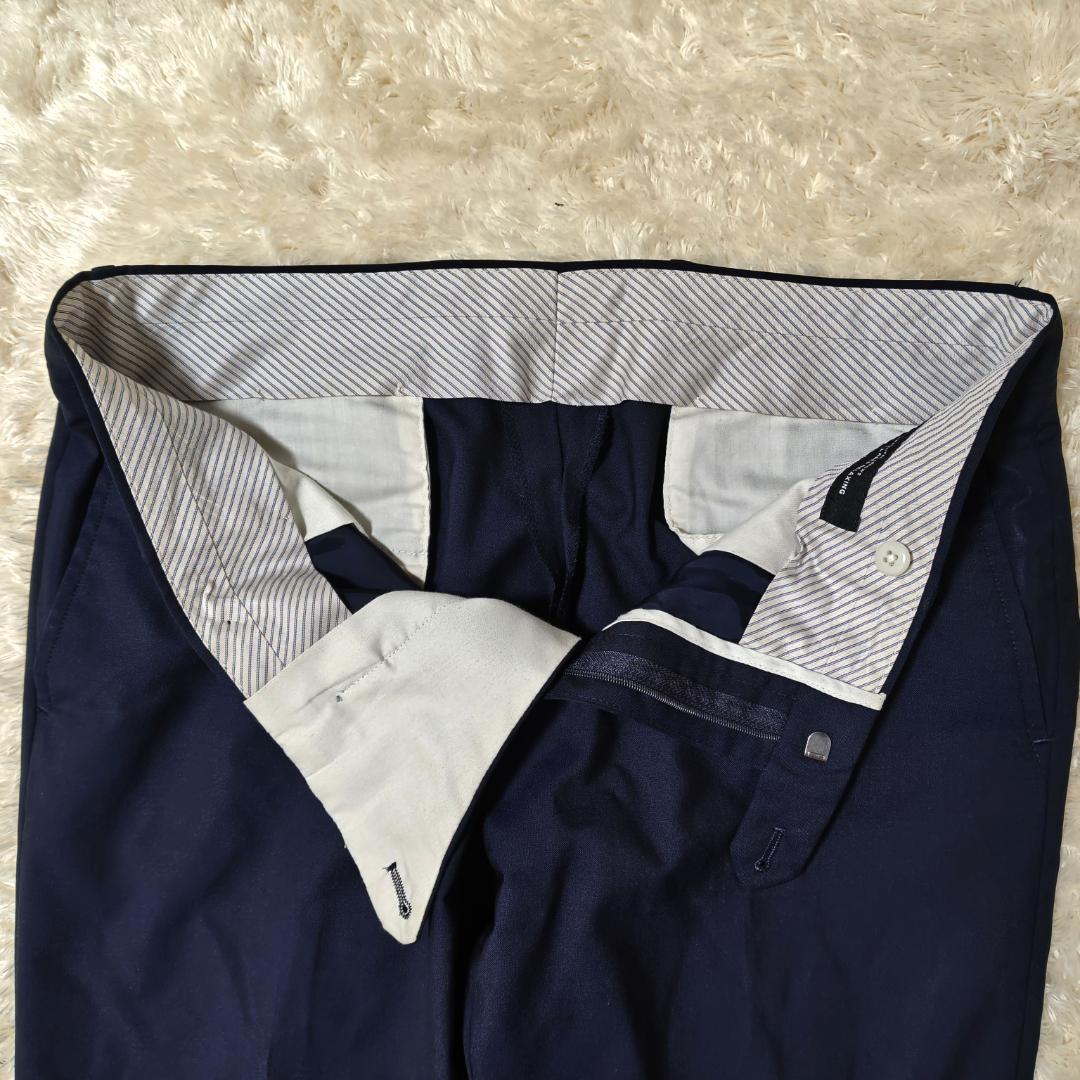 グリーンレーベルリラクシング×レダ セットアップ 48 ネイビー イタリア製生地