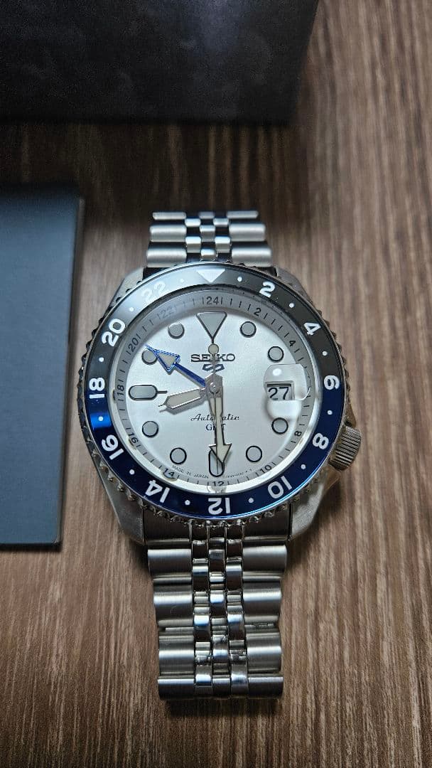 SBSC017 未使用品 ベルト調整のみ　セイコー 5スポーツ SKX GMT