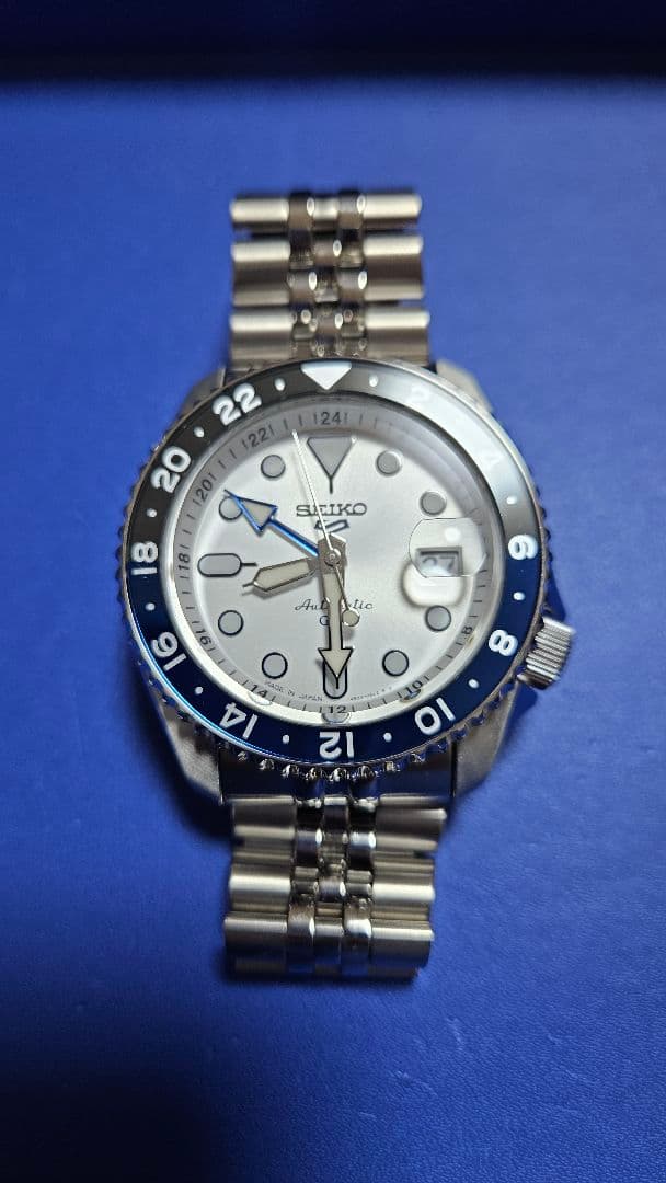 SBSC017 未使用品 ベルト調整のみ　セイコー 5スポーツ SKX GMT