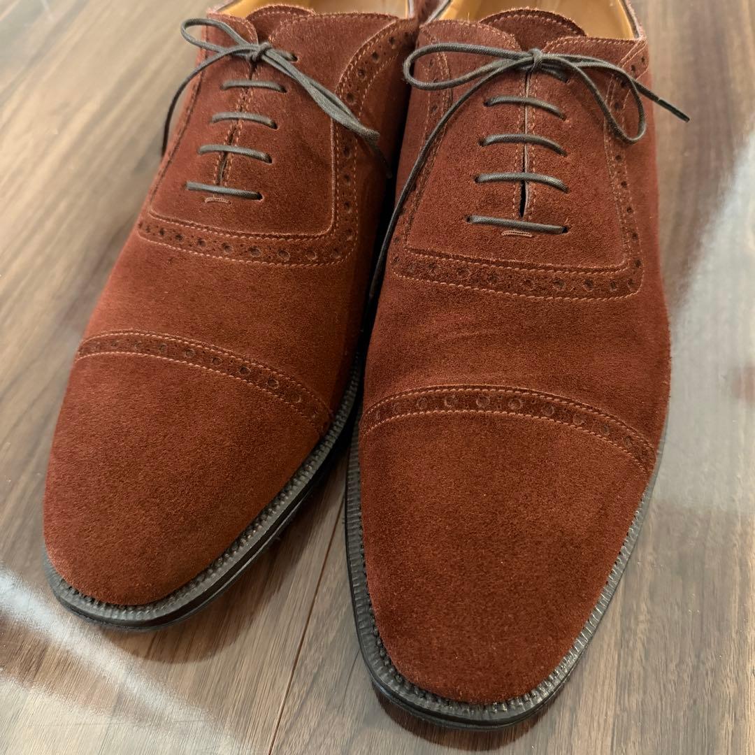 [着用１回] Enzo Bonafe 別注 BRONZINO クォーターブローグ