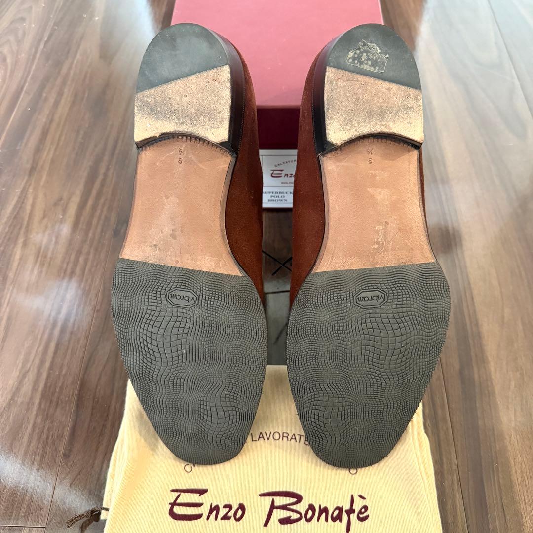 [着用１回] Enzo Bonafe 別注 BRONZINO クォーターブローグ