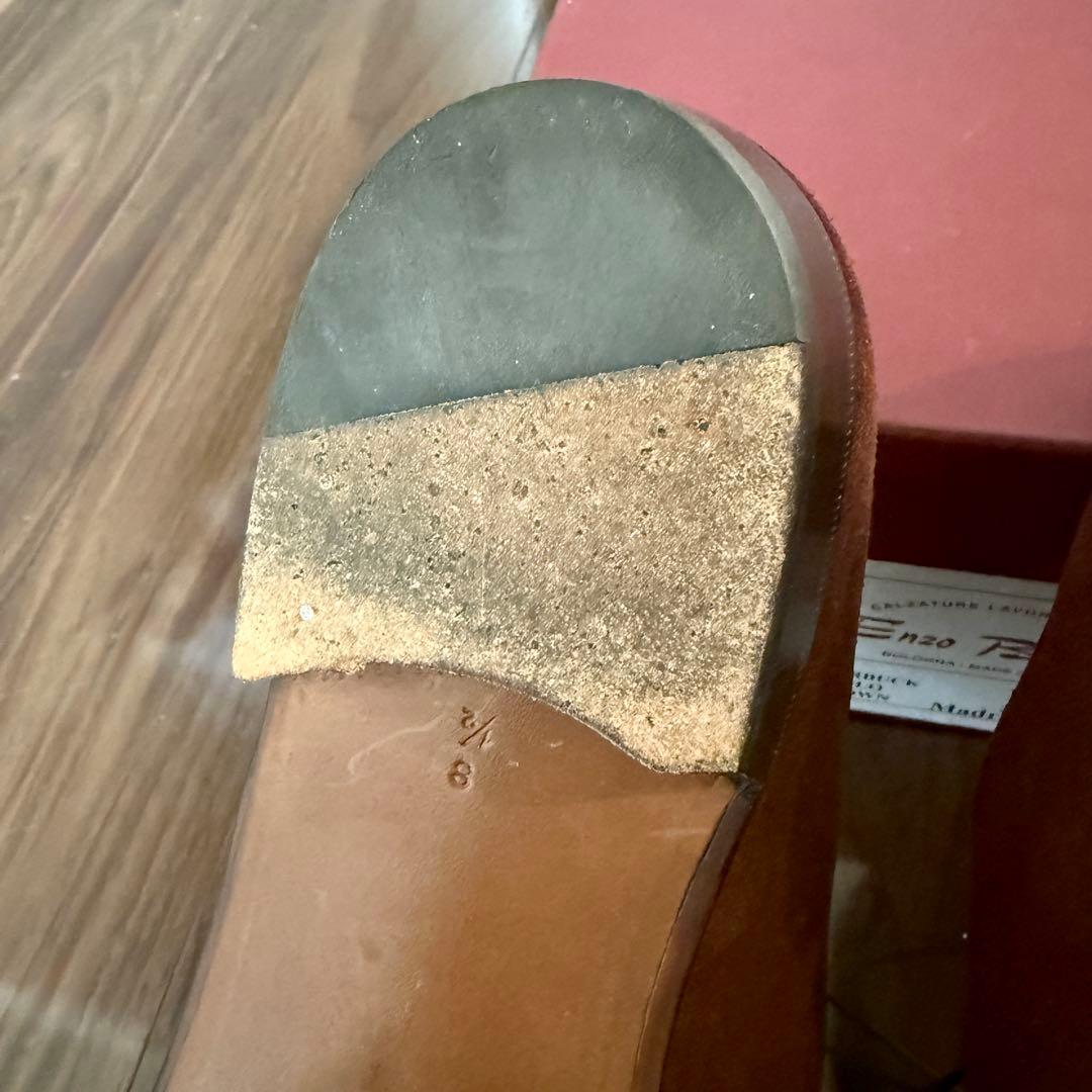 [着用１回] Enzo Bonafe 別注 BRONZINO クォーターブローグ