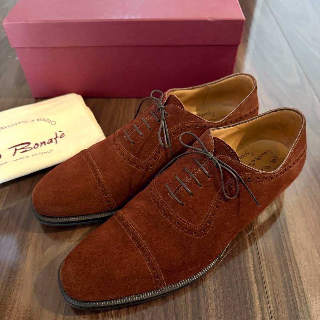 [着用１回] Enzo Bonafe 別注 BRONZINO クォーターブローグ