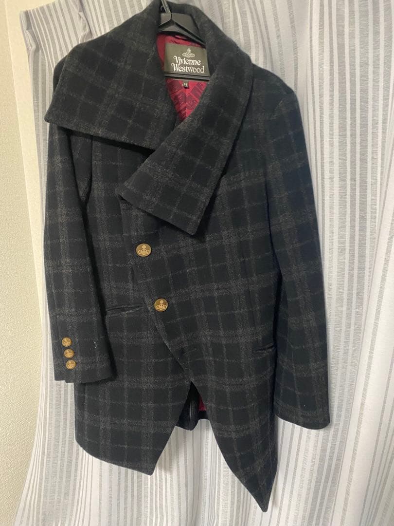 Vivienne Westwood ミントカラーコート　チェック