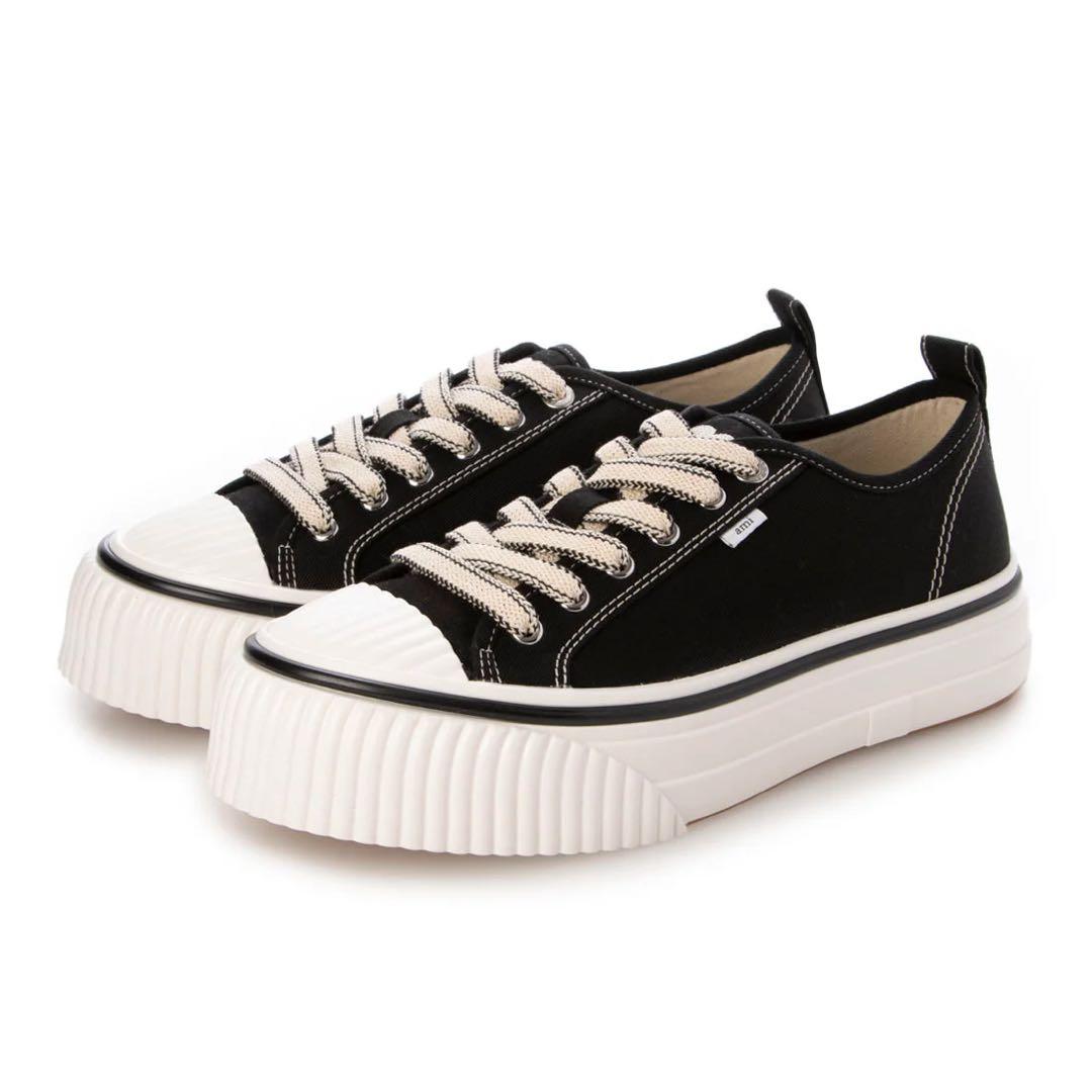 ami parisネイビー 厚底スニーカー