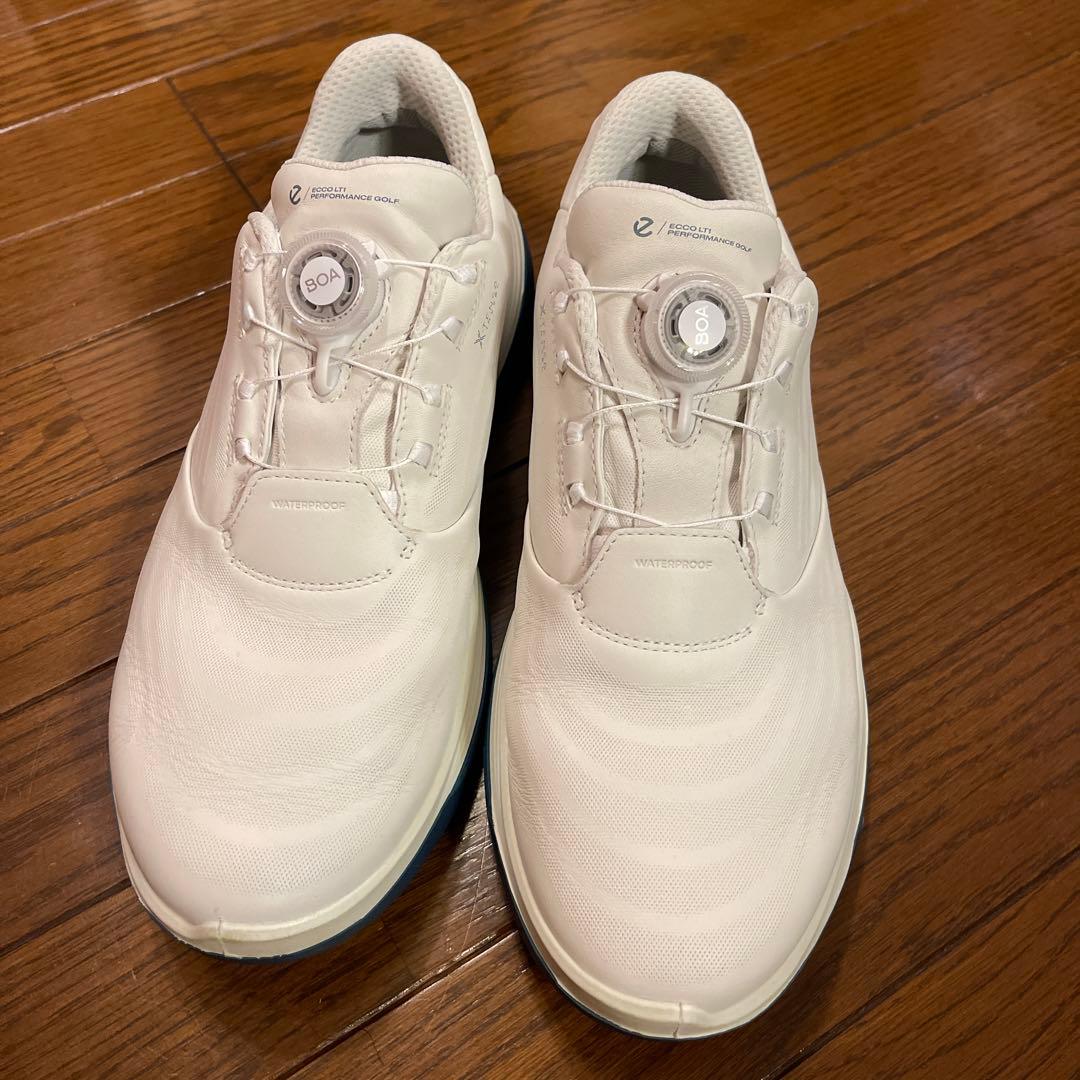 ECCO ゴルフシューズ ホワイト 42