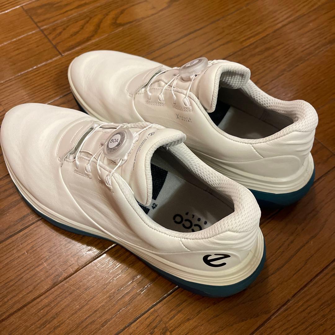 ECCO ゴルフシューズ ホワイト 42