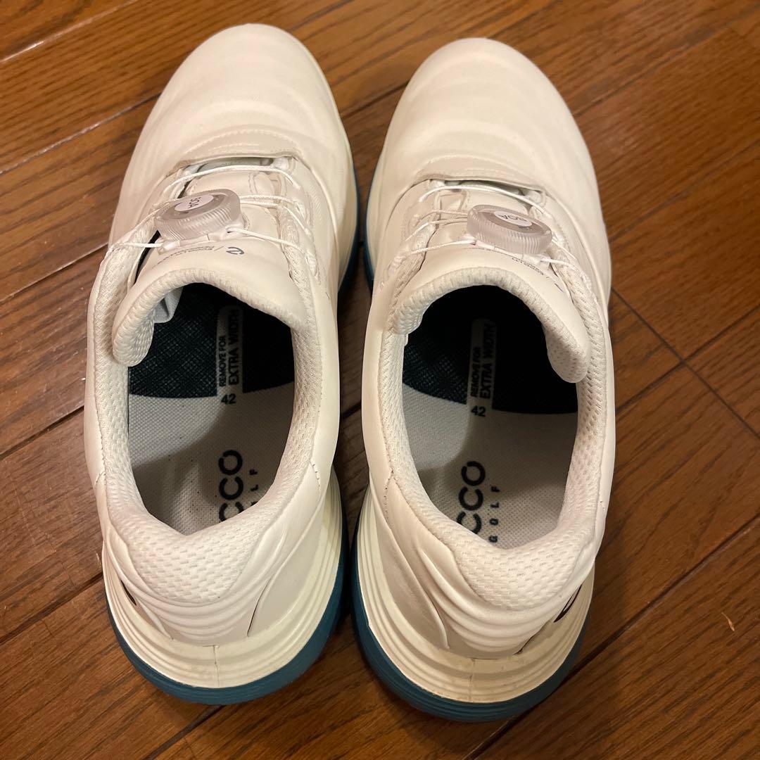 ECCO ゴルフシューズ ホワイト 42