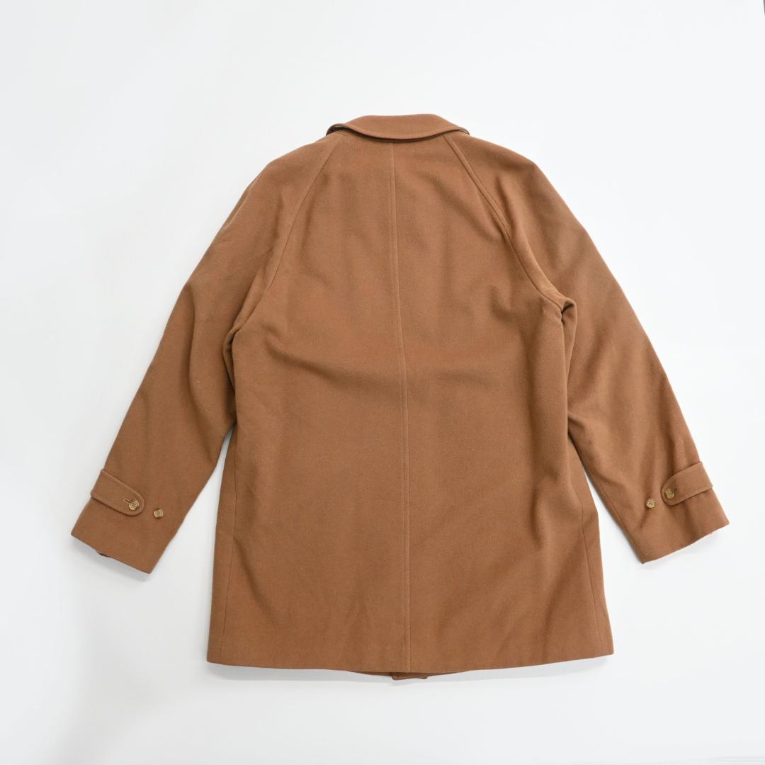 48018★年 バーバリーロンドン ウールコート ステンカラー ノバチェック*