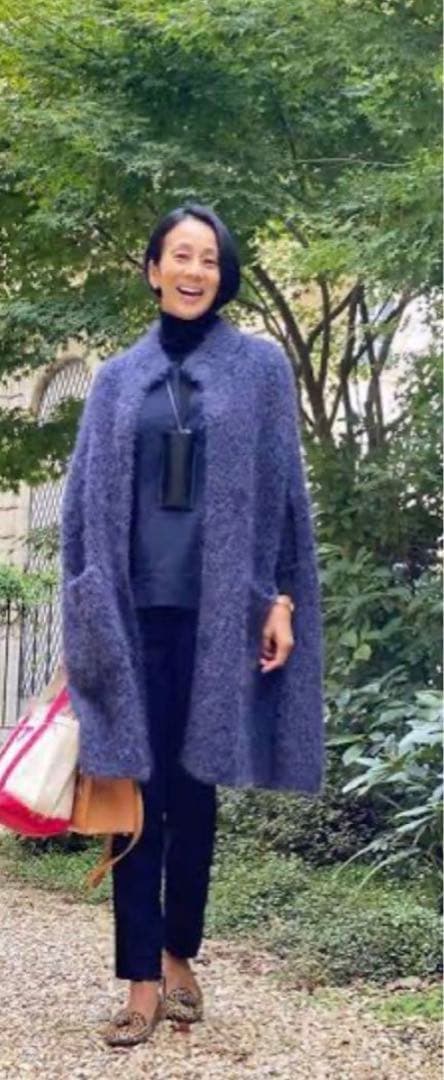 レリアンbyEriko Nakamura　中村江里子　ケープ　ポンチョ