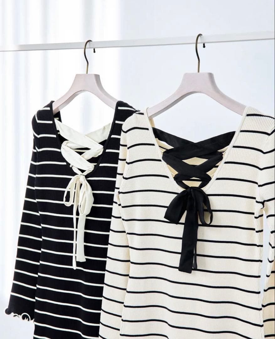 ワンピース Be Mine Back Lace-Up Long Dress