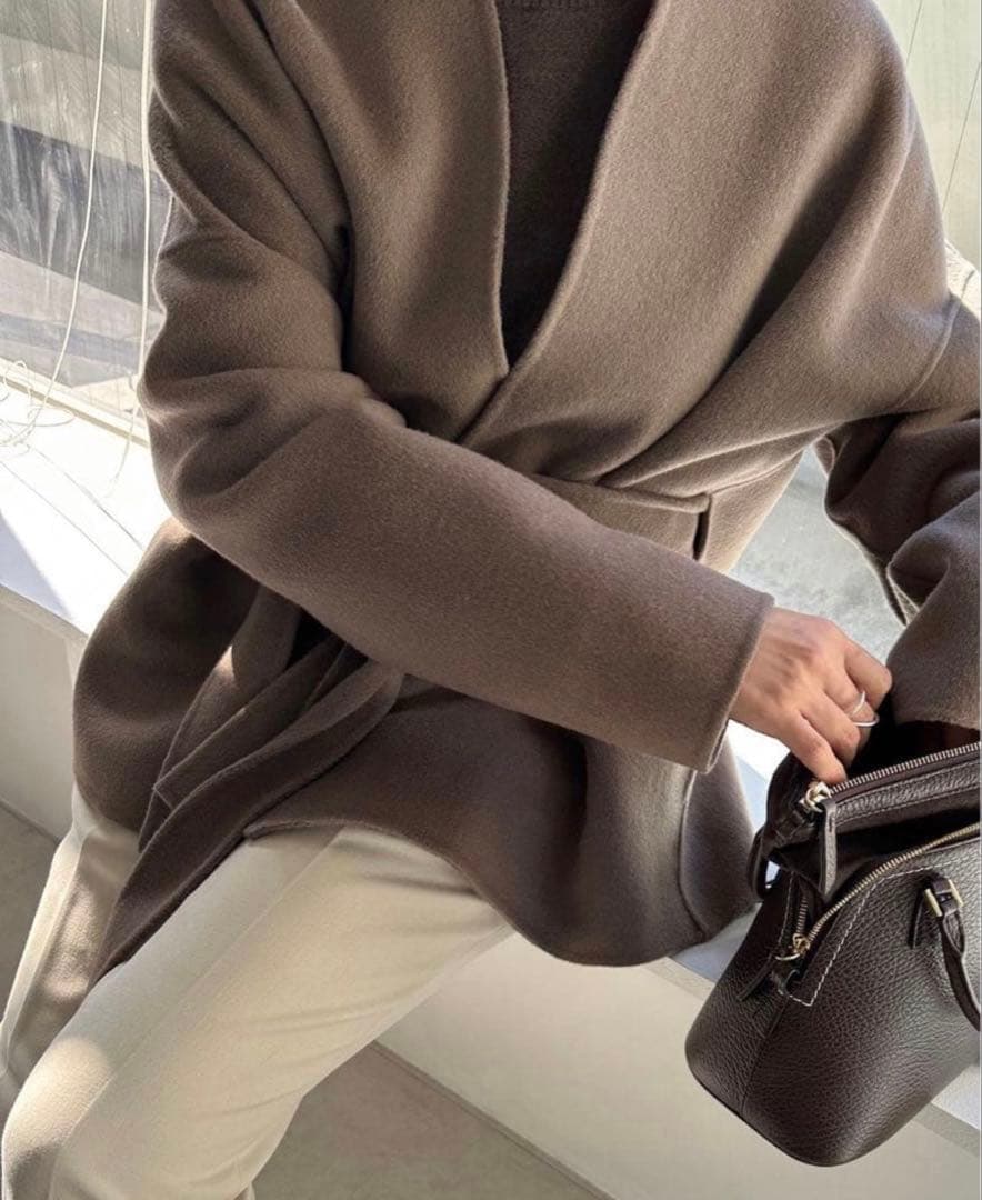 たぬこさん専用【超美品】お値下げ！nae アリュールコート ココア