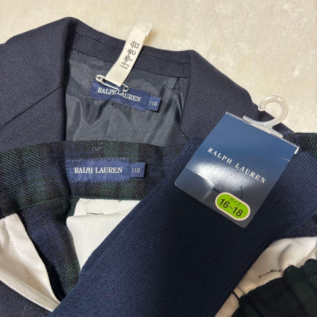 美品★ ラルフローレン　スーツ　110 入学式　入園式　結婚式　発表会