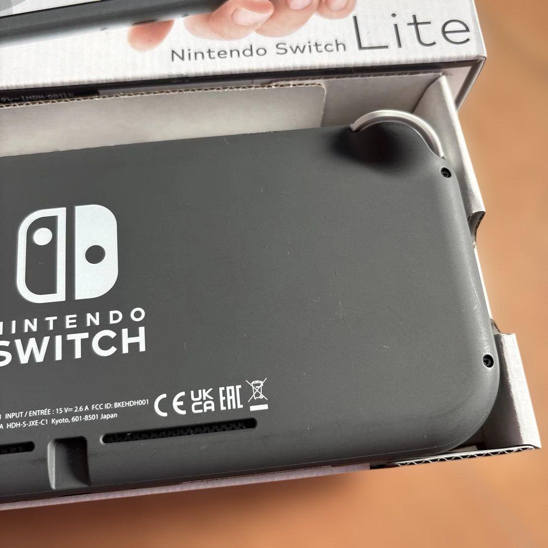 Nintendo Switch Lite グレー 箱付き