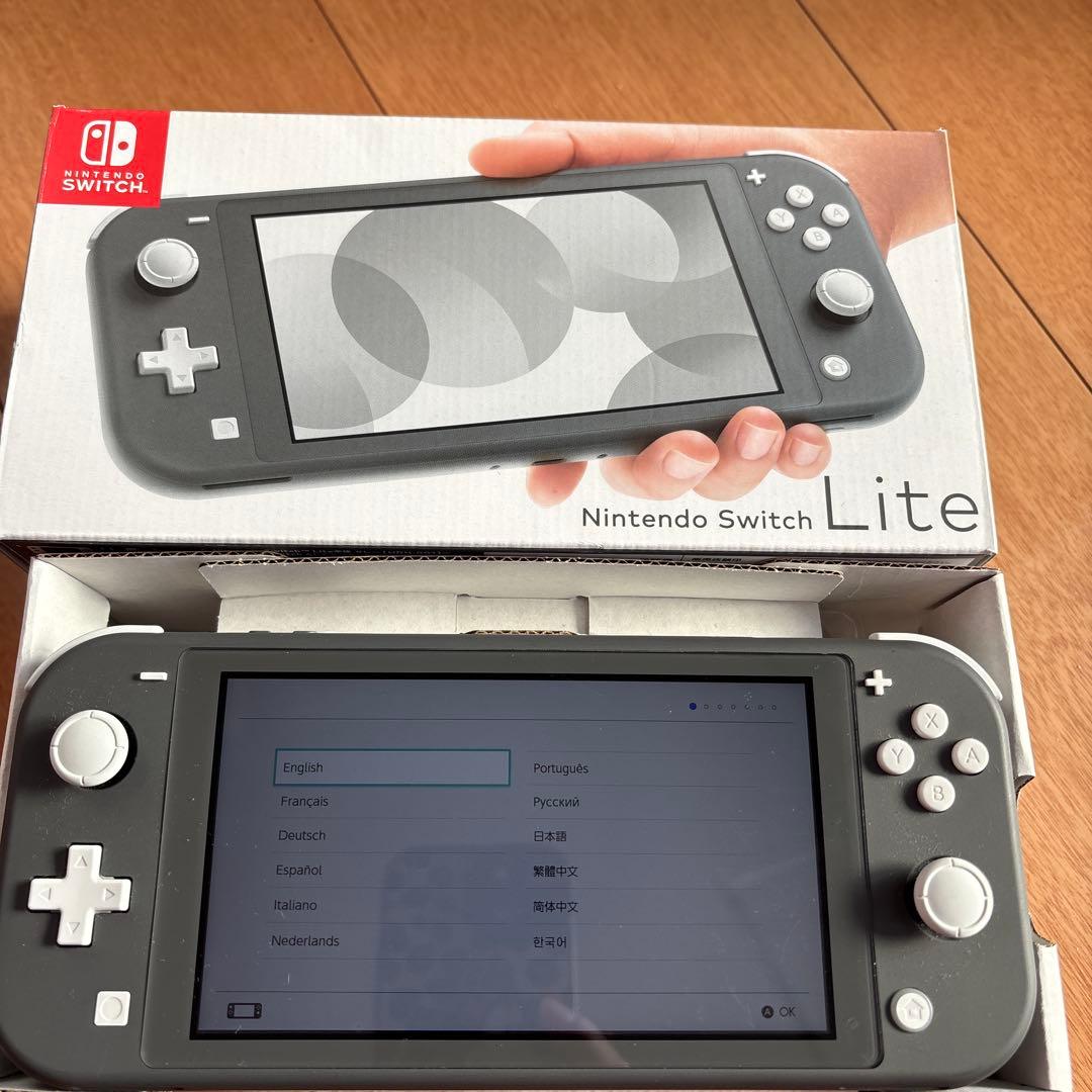Nintendo Switch Lite グレー 箱付き