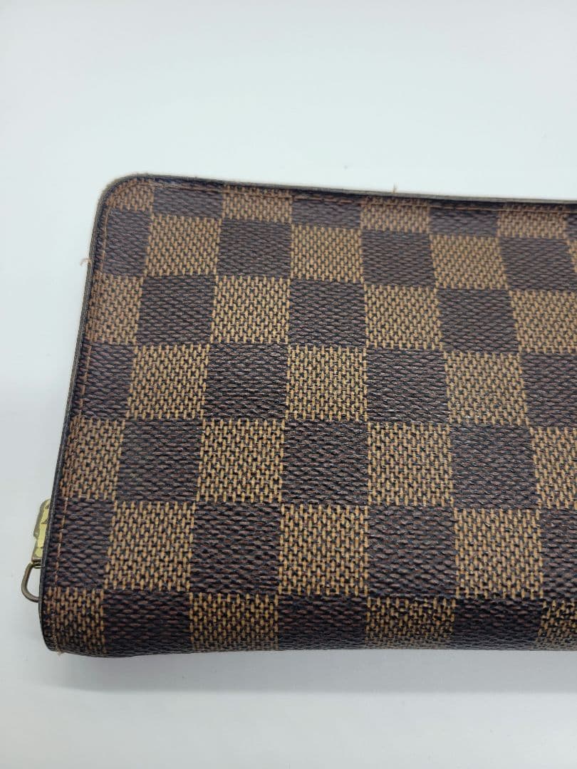 【まる】ルイ・ヴィトン ポルト モネ ジップ 長財布 ダミエ N61728