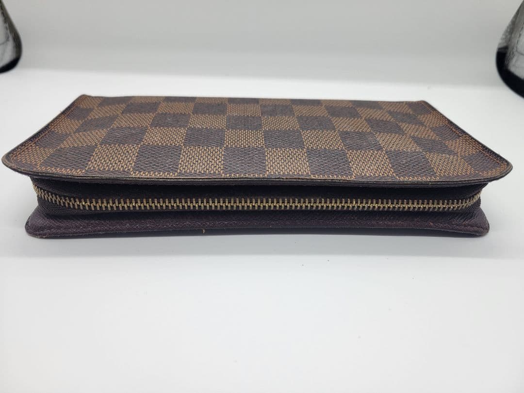 【まる】ルイ・ヴィトン ポルト モネ ジップ 長財布 ダミエ N61728