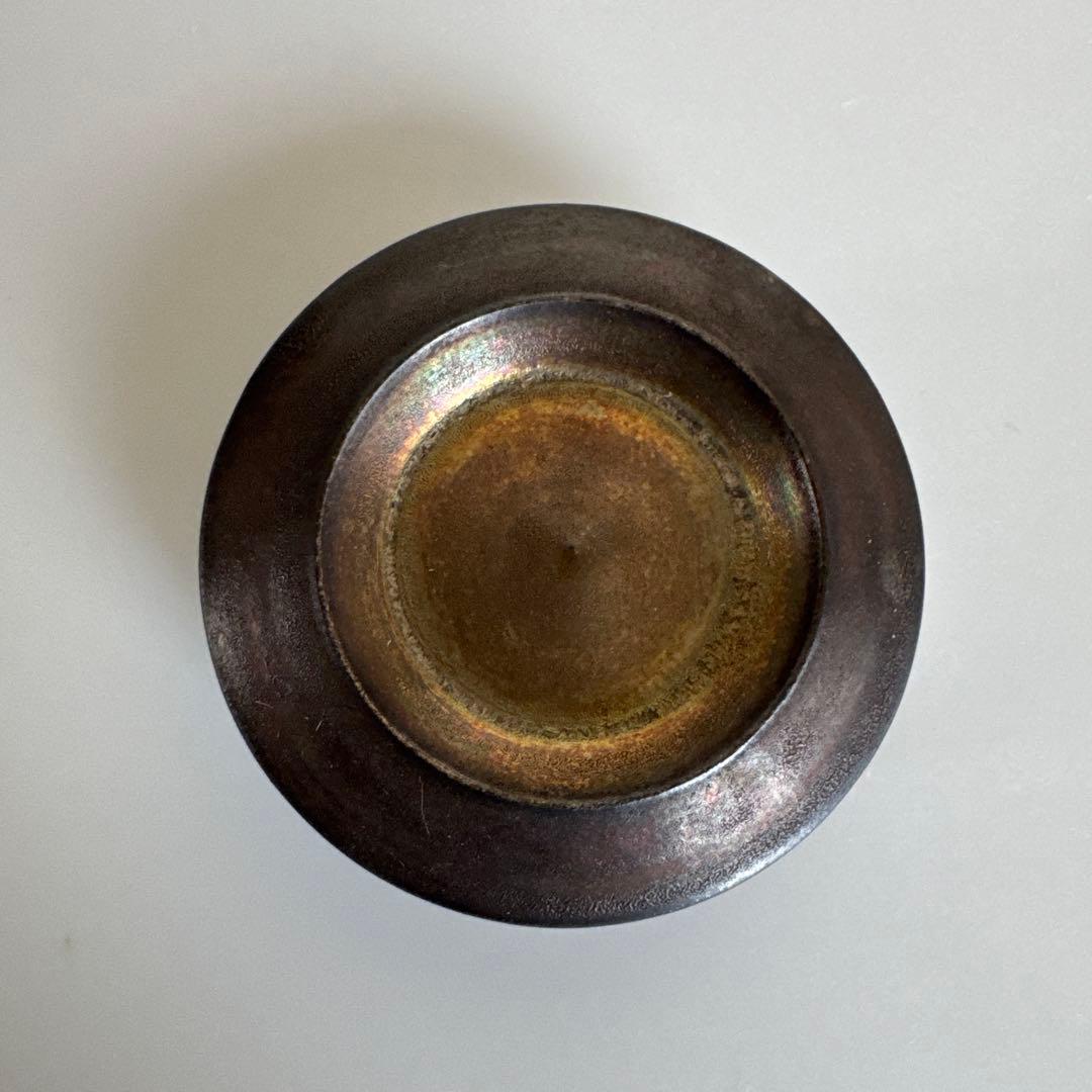 服部竜也　銀彩　ポット　陶器