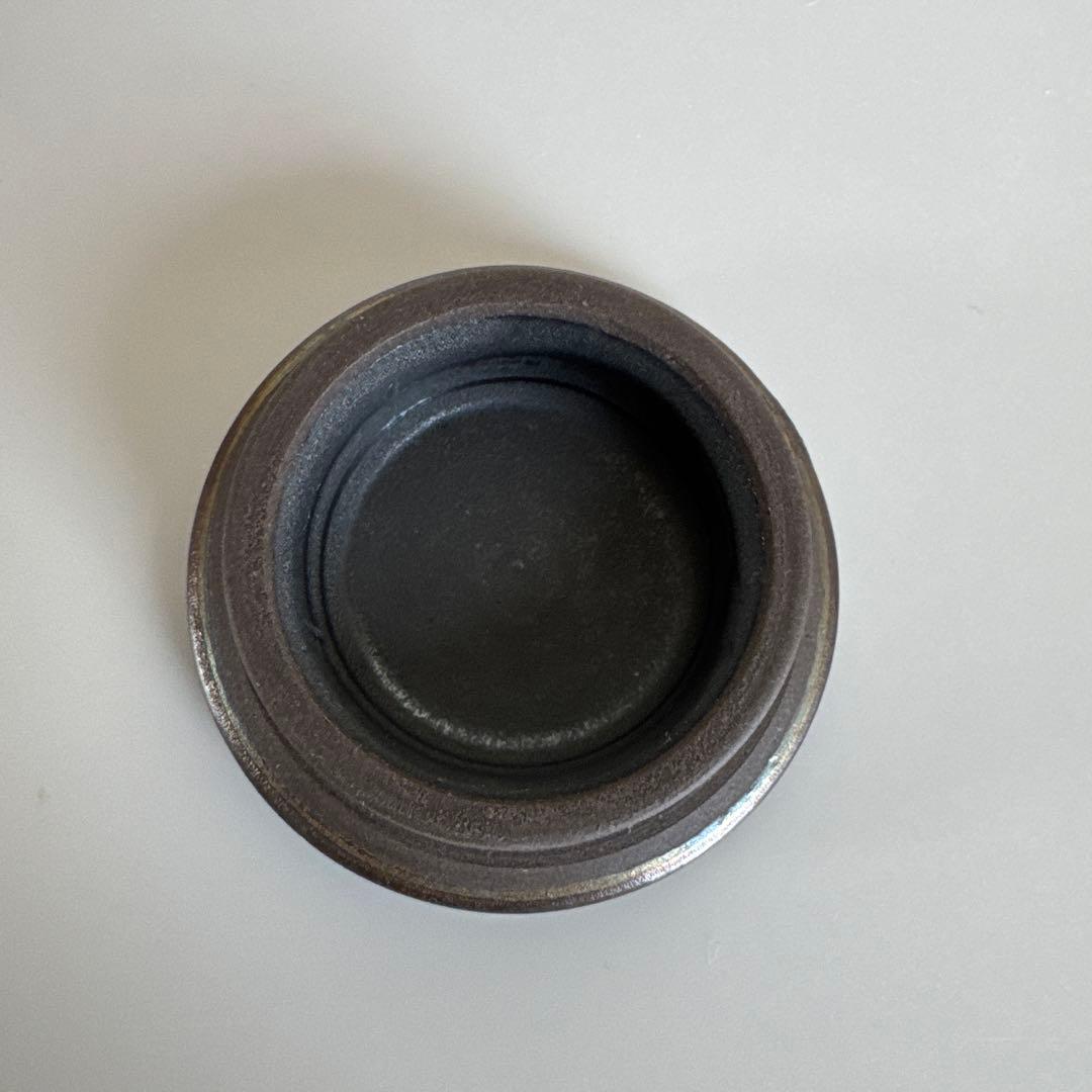 服部竜也　銀彩　ポット　陶器