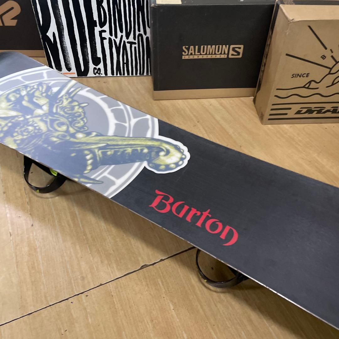 BURTON×FEZ　バートン　プロモデルバインディング付スノーボードセット