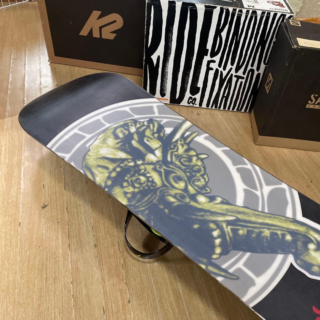 BURTON×FEZ　バートン　プロモデルバインディング付スノーボードセット