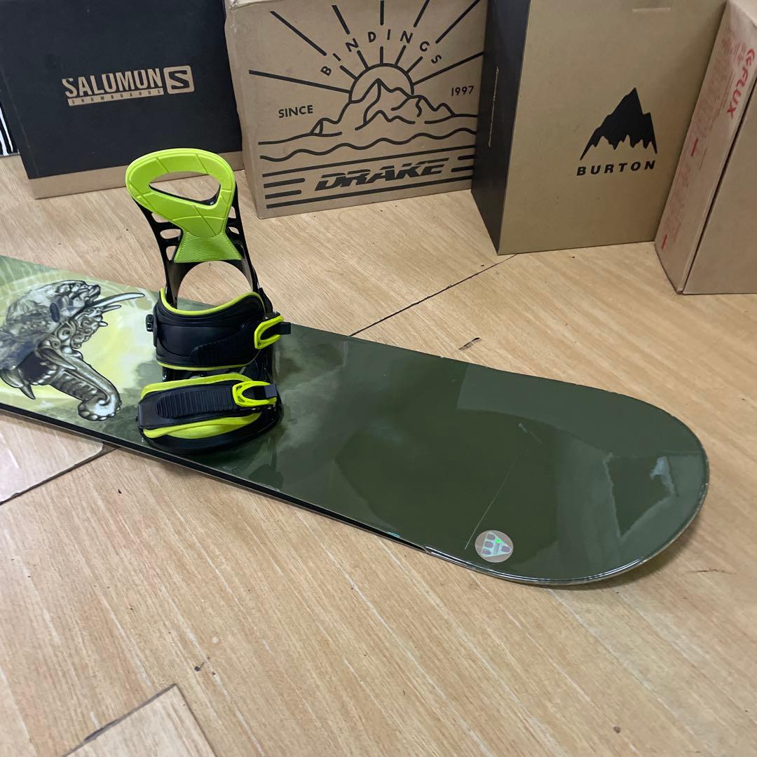 BURTON×FEZ　バートン　プロモデルバインディング付スノーボードセット
