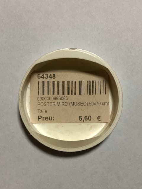 FCバルセロナ 75周年 ポスター ジョアン・ミロ