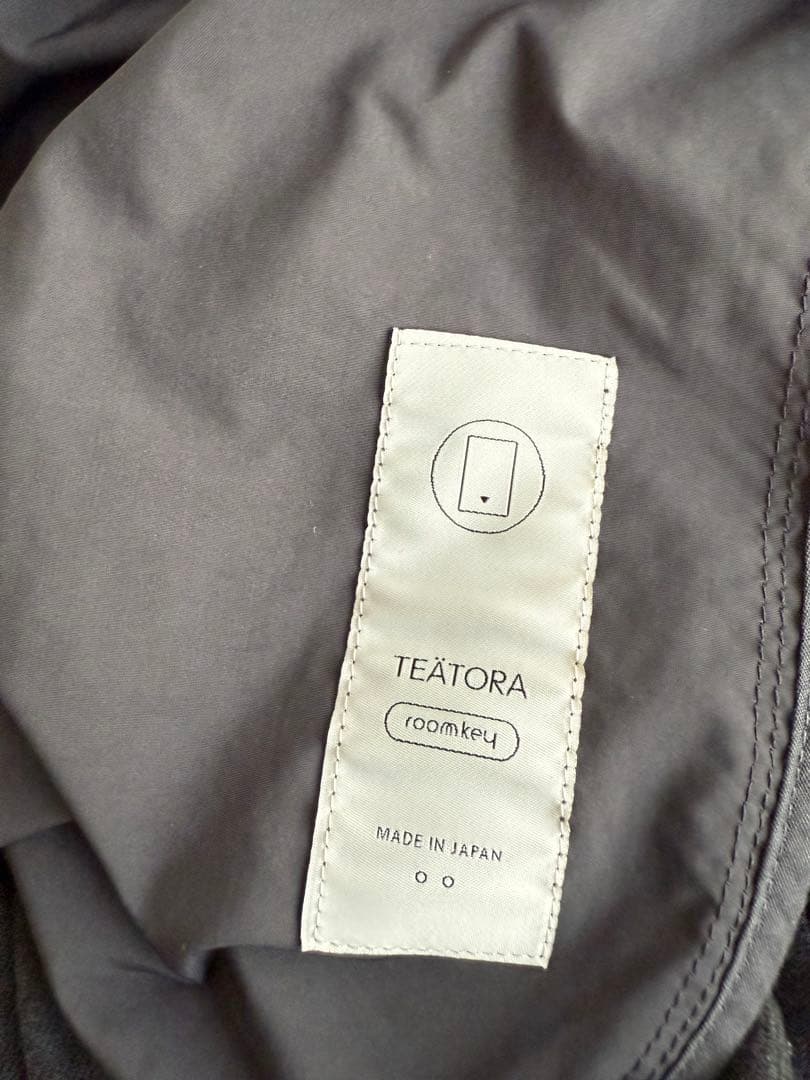 【2点set ※上下サイズが異なります】TEATORA 日本製 セットアップ