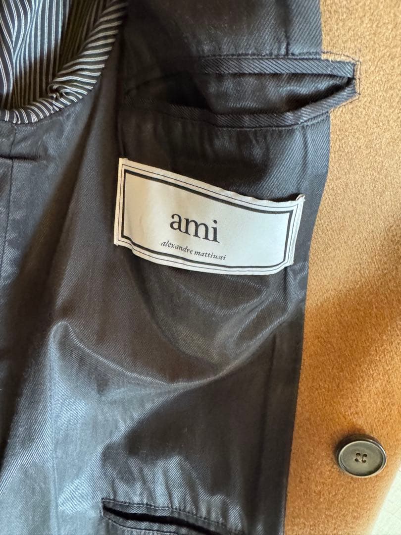 ami ダブルブレスト チェスターコート 46