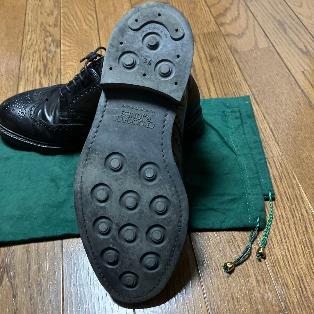クロケット&ジョーンズ　ウイングチップ　UK8.5E ダイナイトソール