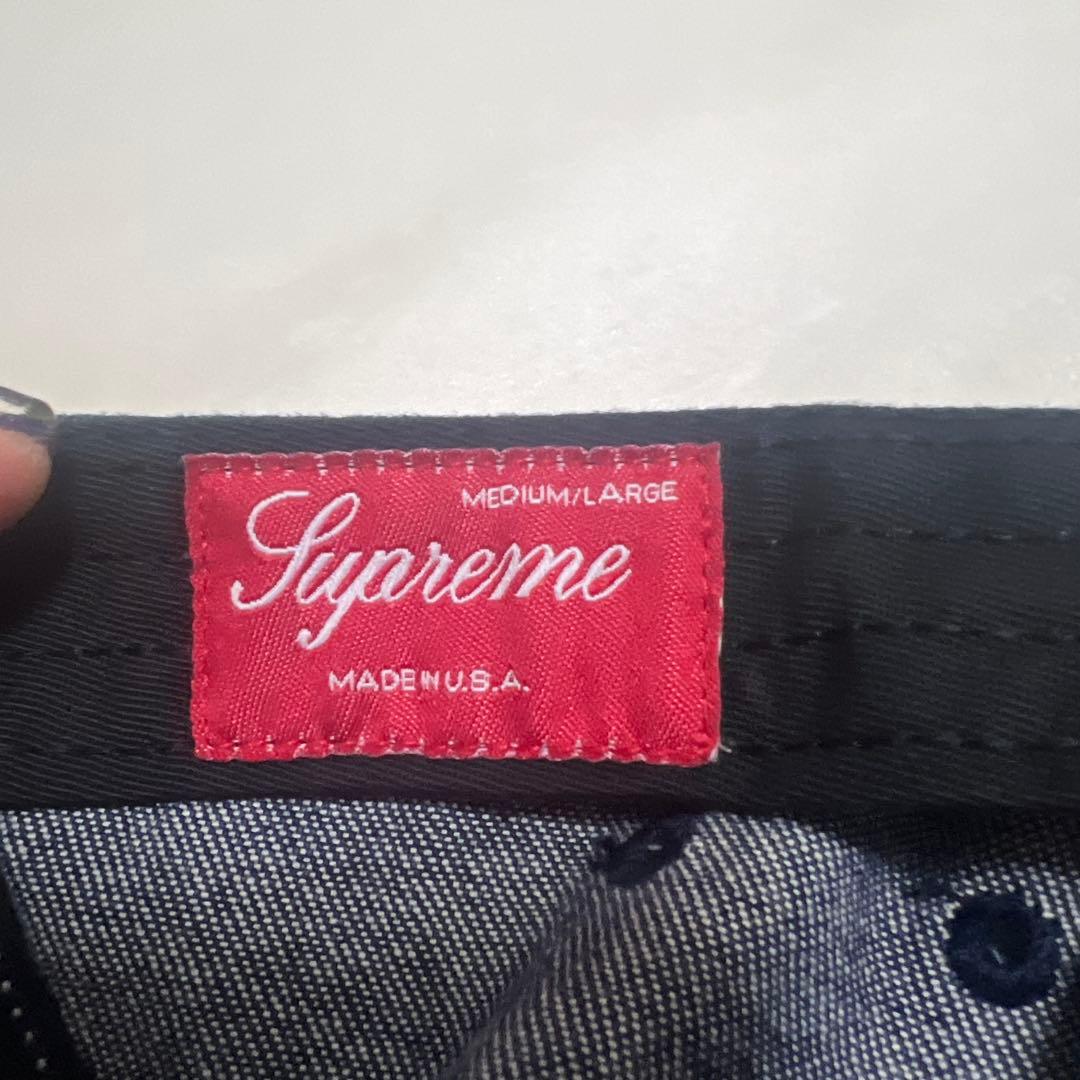 SUPREME デニム キャスケット　キャップ