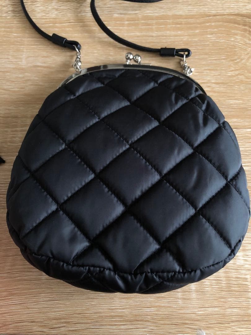 beautiful people がま口ショルダーバック ARK ショルダー付き