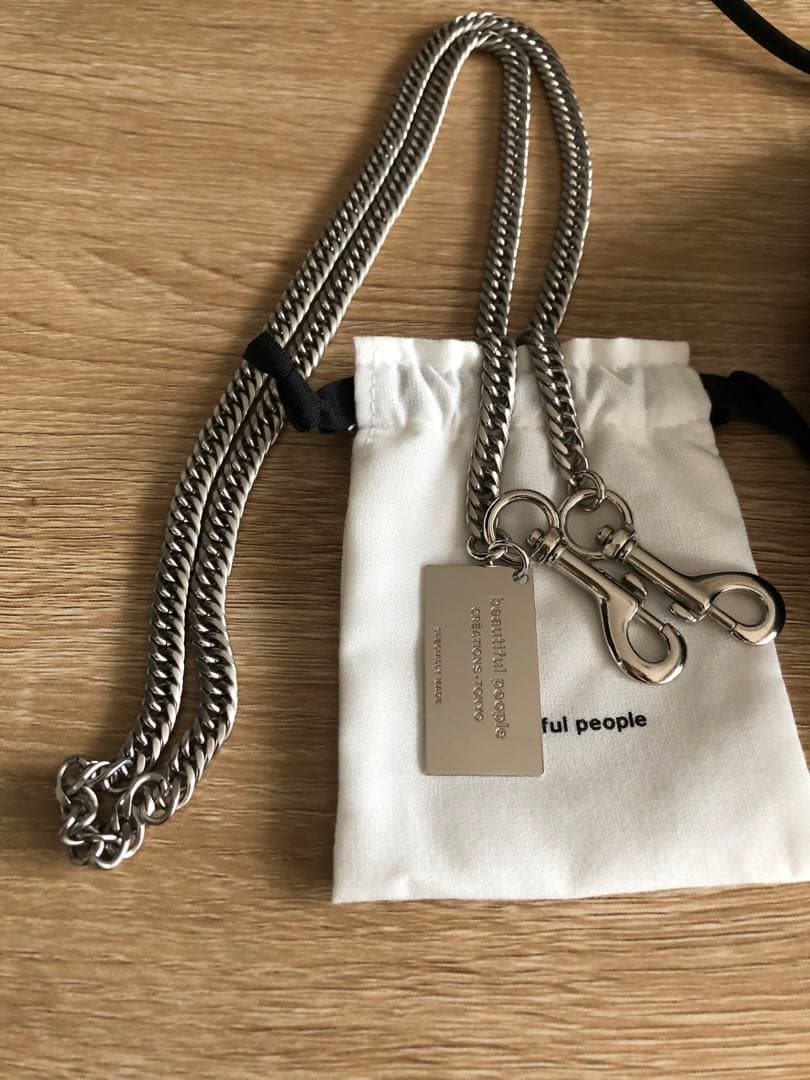 beautiful people がま口ショルダーバック ARK ショルダー付き