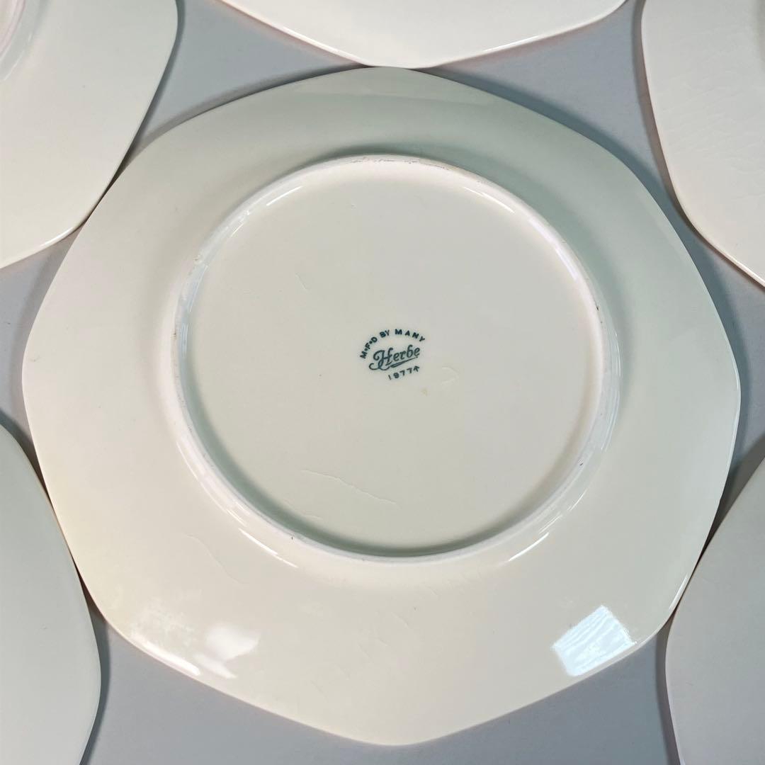 【人気シリーズ】マニーローズ　ケーキプレート　6枚セット