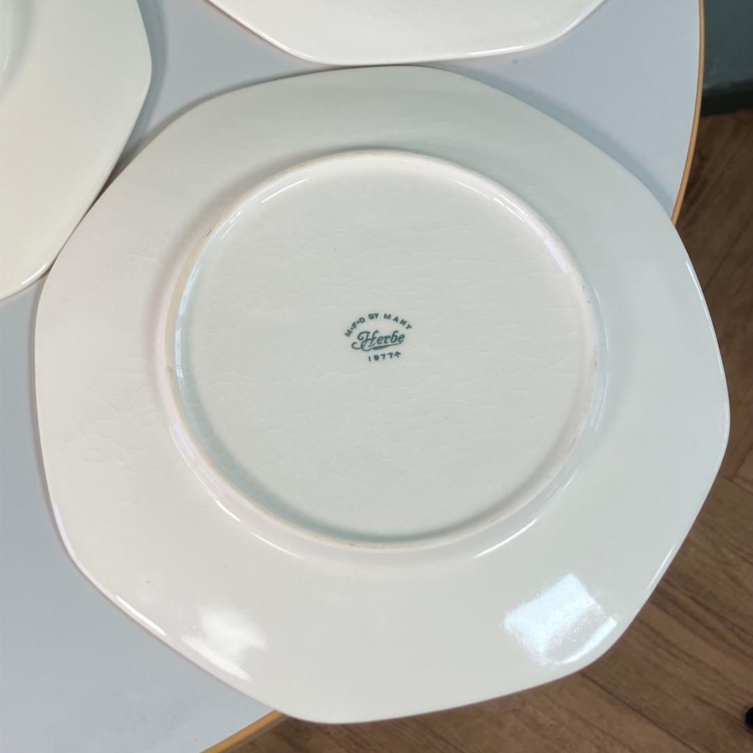 【人気シリーズ】マニーローズ　ケーキプレート　6枚セット