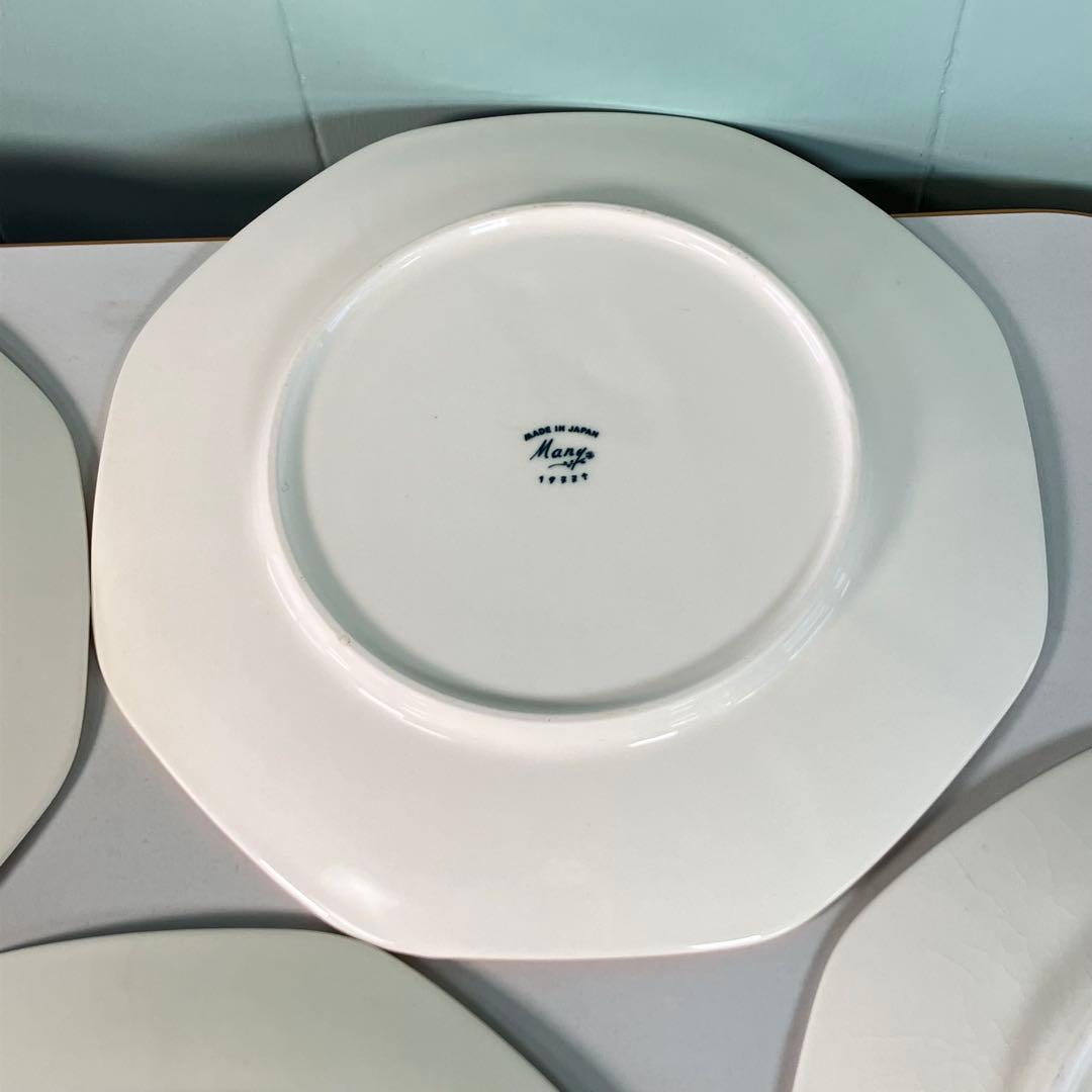 【人気シリーズ】マニーローズ　ケーキプレート　6枚セット