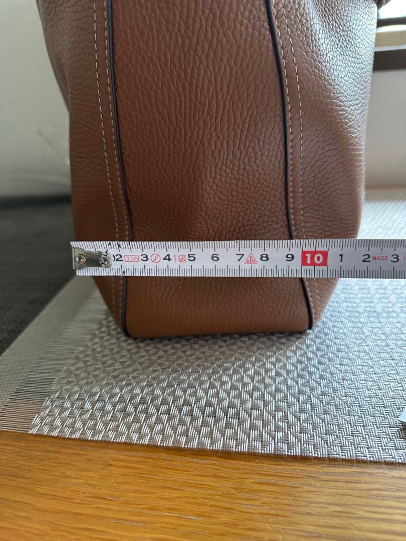 FURLA ブラウンレザー ショルダーバッグ