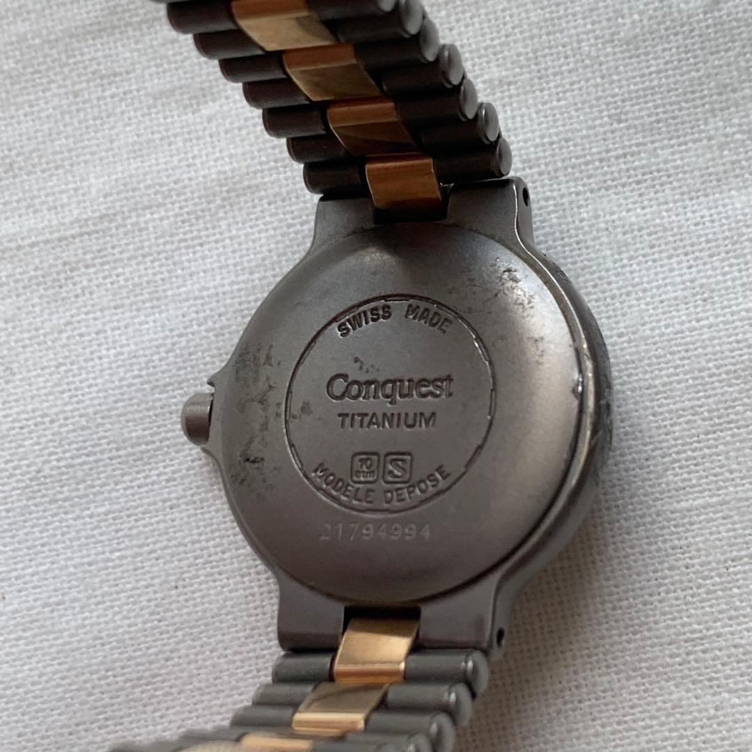 【稼働品】ロンジン■コンクエスト　レディースウォッチ　96